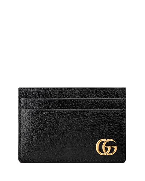 gucci men's leather credit card case with money clip|gucci wallet keychain.